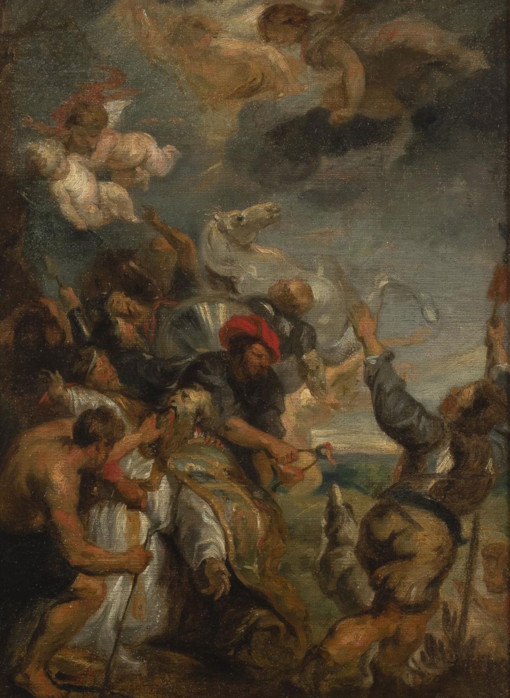 Riproduzione del Martire di San Liévin di Rubens